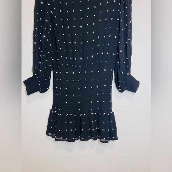 Retrofete Hedy Dress black with pearls - Picture 5 of 8